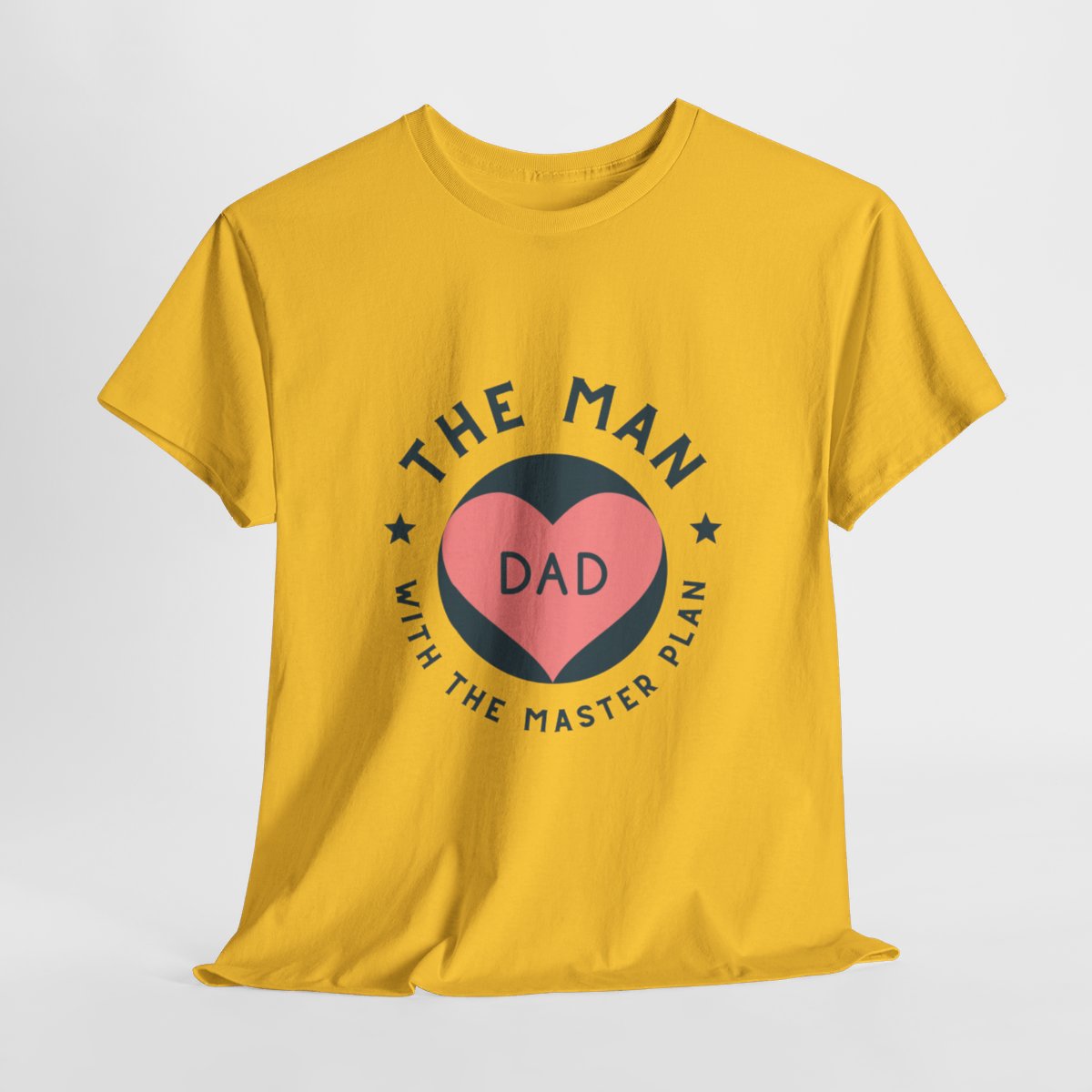 Dad: The Man with The Master Plan: Unisex Heavy Cotton Tee - Image 82