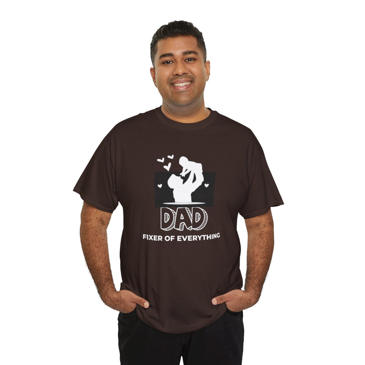 Dad, Fixer of Everything: Unisex Heavy Cotton Tee - Image 71