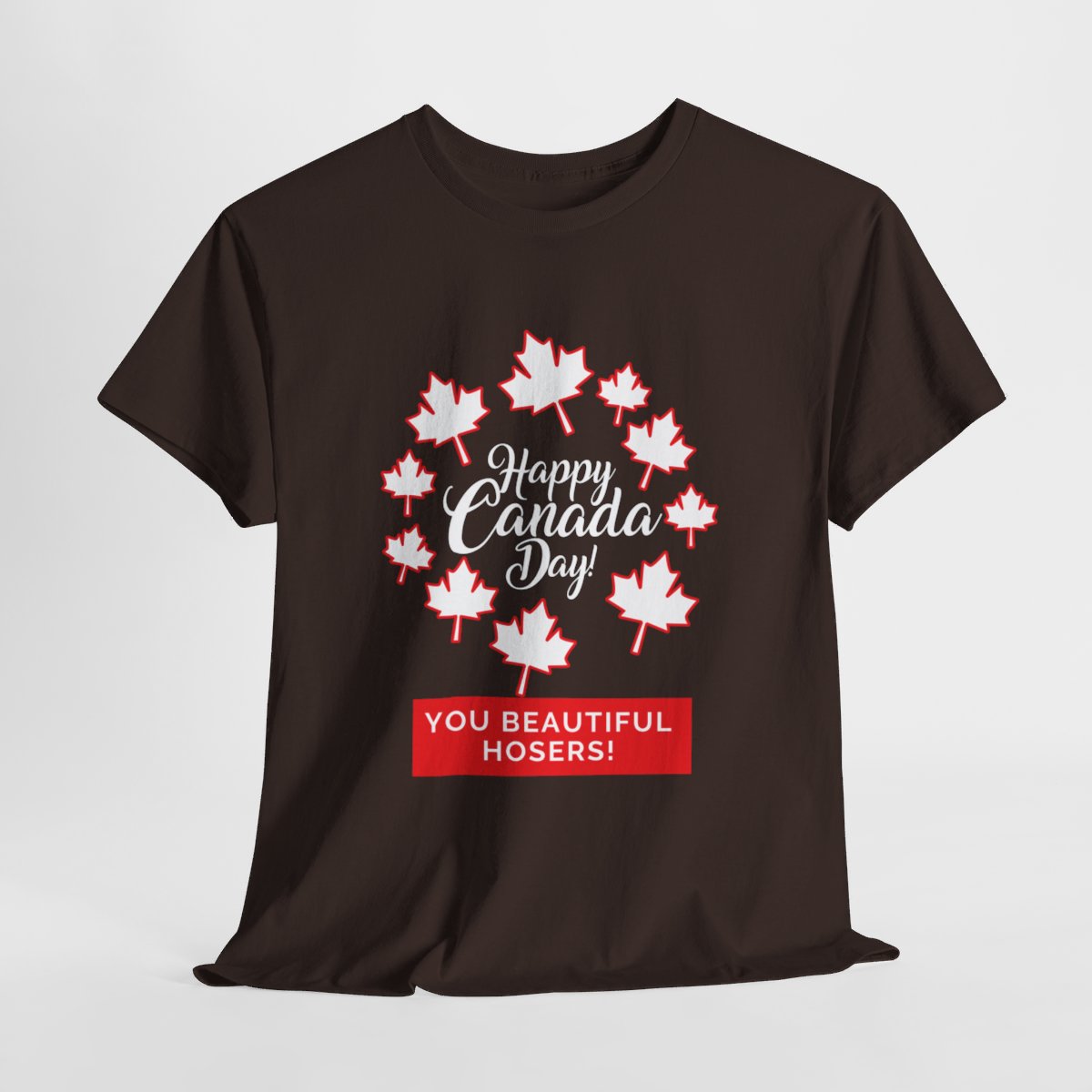 Happy Canada Day: You Beautiful Hosers: Unisex Heavy Cotton Tee - Image 55