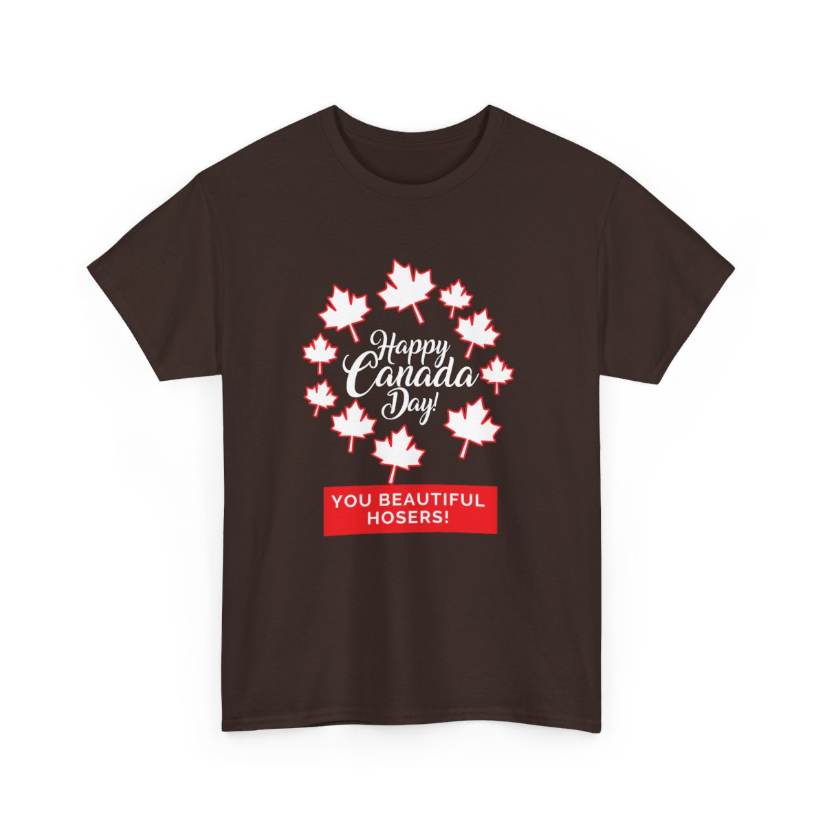 Happy Canada Day: You Beautiful Hosers: Unisex Heavy Cotton Tee - Image 58