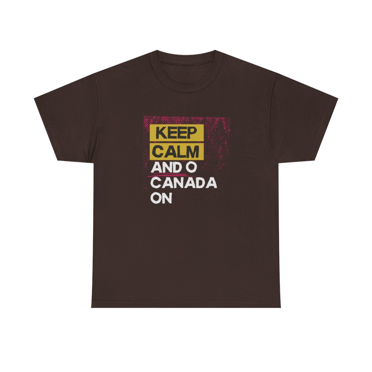 Keep Calm & O Canada On: Unisex Heavy Cotton Tee - Image 83