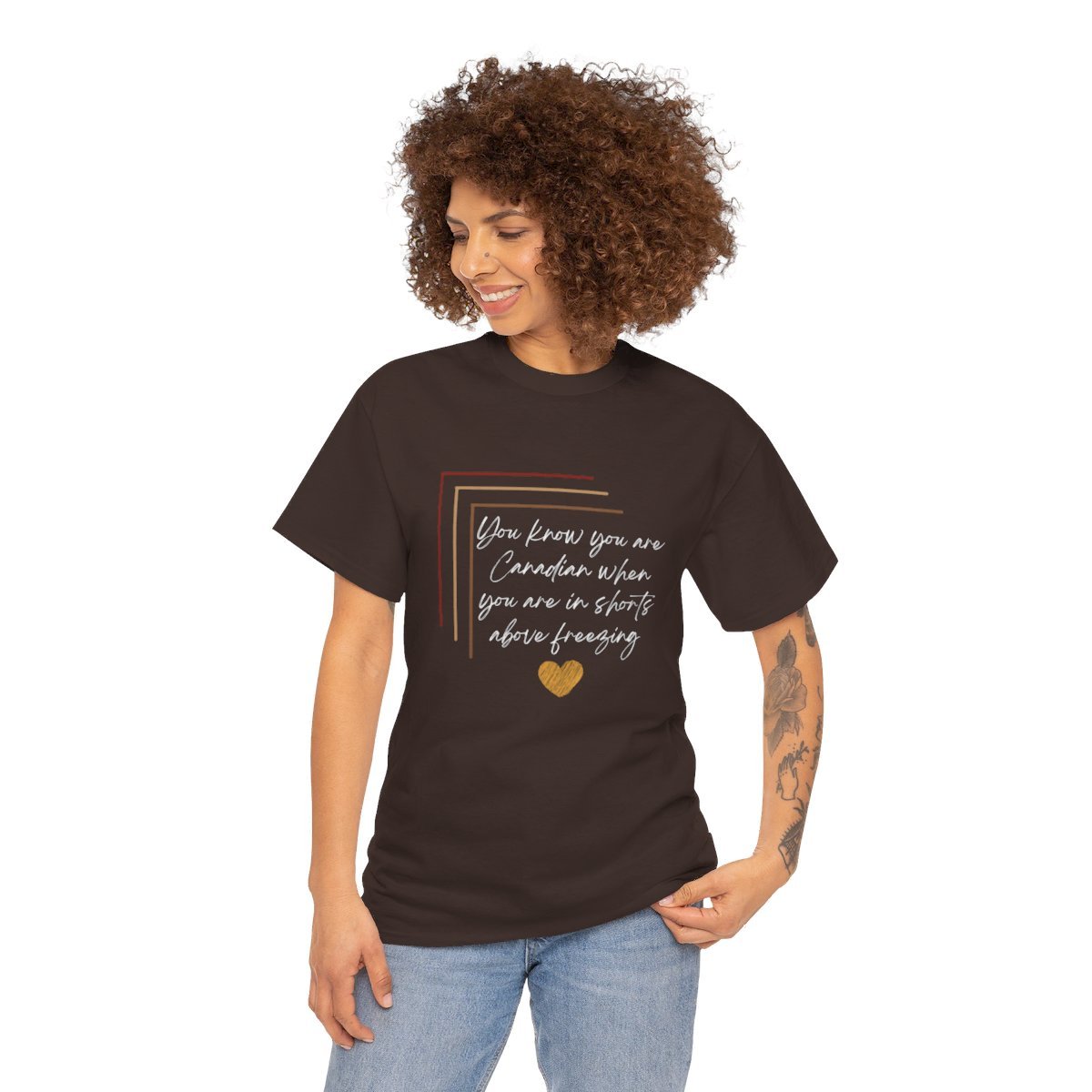 You Know Your Are Canadian: Unisex Heavy Cotton Tee 12 You Know Your Are Canadian: Unisex Heavy Cotton Tee - Image 12