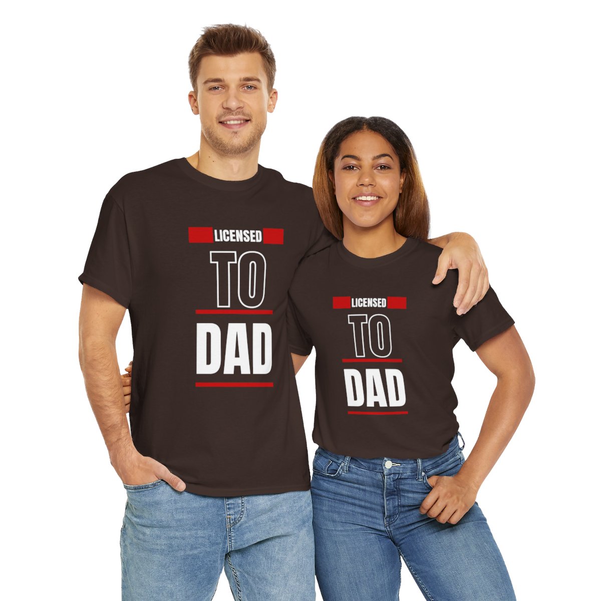 Licensed to Dad: Unisex Heavy Cotton Tee - Image 78