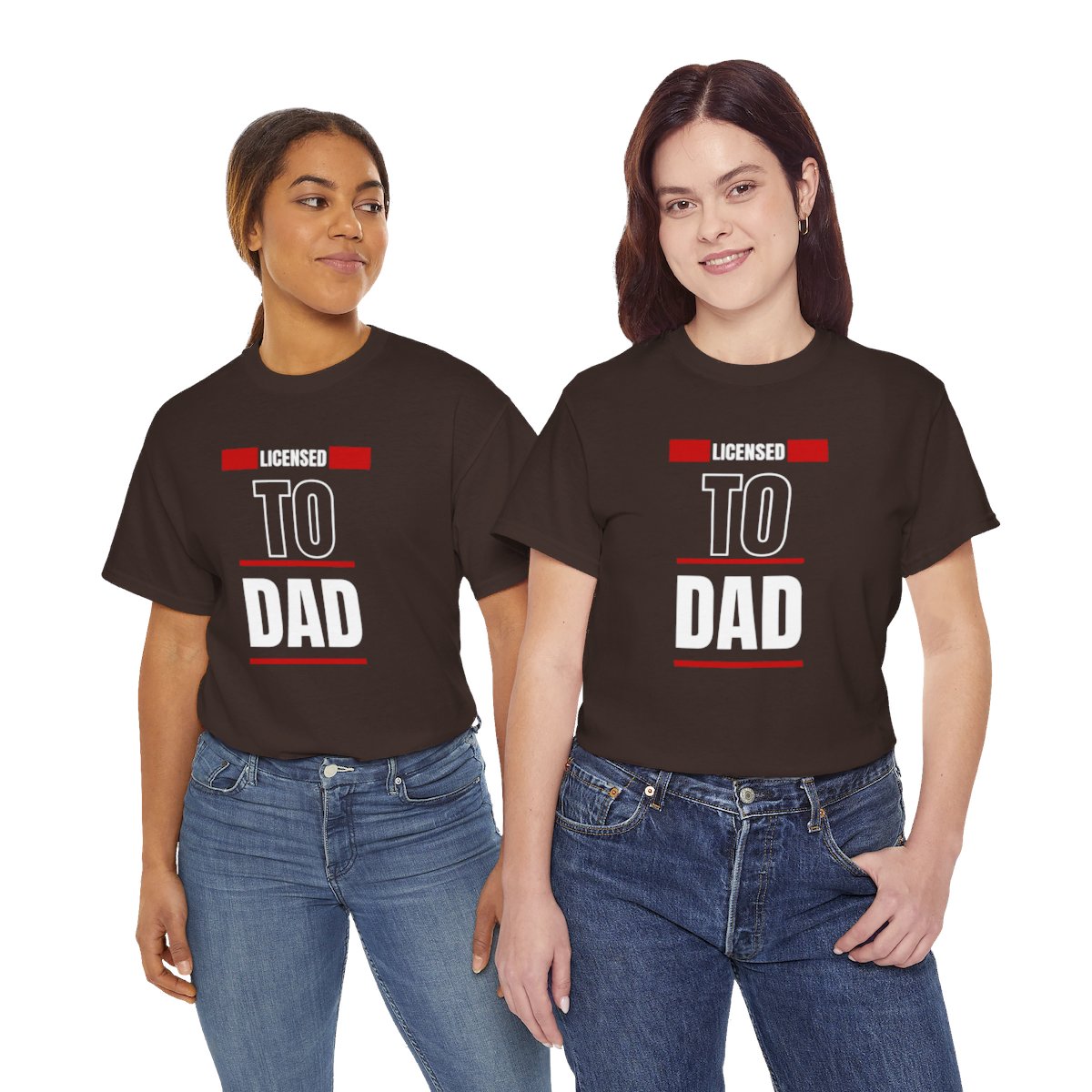 Licensed to Dad: Unisex Heavy Cotton Tee - Image 79