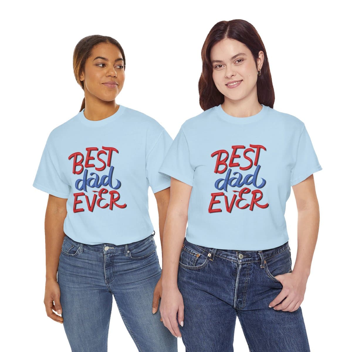 Best Dad Ever: Unisex Heavy Cotton Tee - Image 133