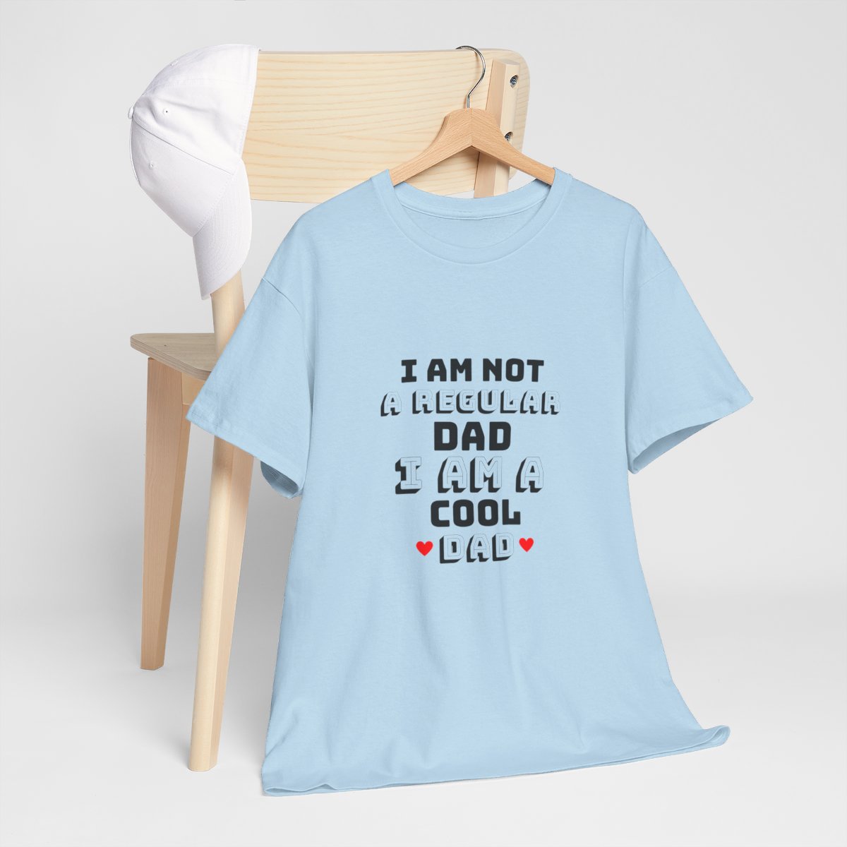 I am not a regular dad I am a cool dad: Unisex Heavy Cotton Tee - Image 116