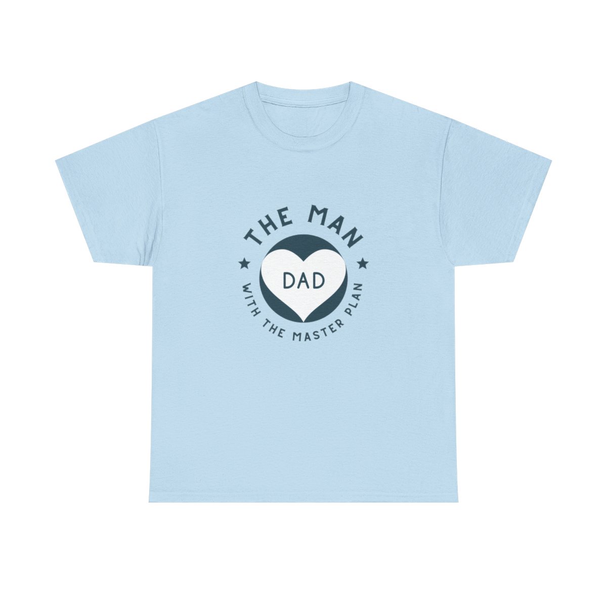 Dad: The Man with The Master Plan: Unisex Heavy Cotton Tee - Image 110
