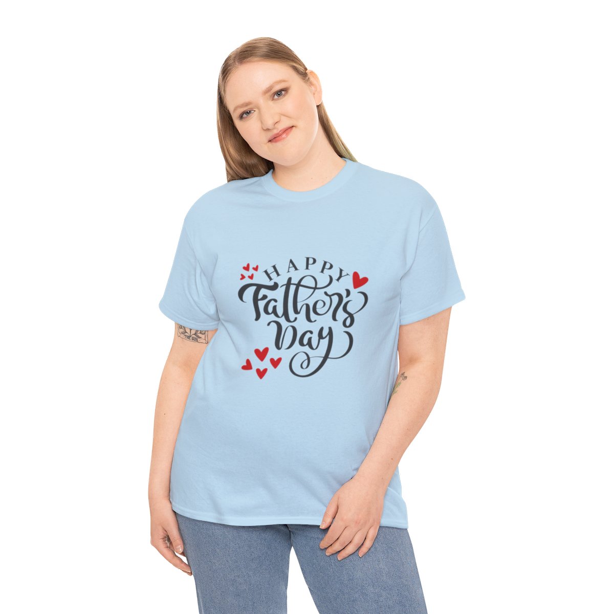 Happy Father's Day: Unisex Heavy Cotton Tee 148 Happy Father's Day: Unisex Heavy Cotton Tee - Image 148