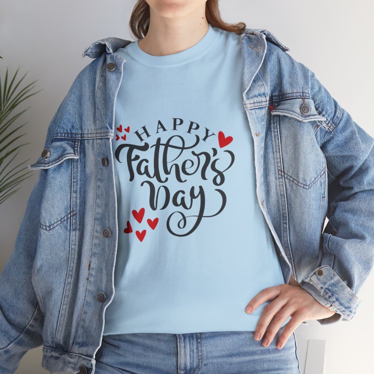 Happy Father's Day: Unisex Heavy Cotton Tee 158 Happy Father's Day: Unisex Heavy Cotton Tee - Image 158