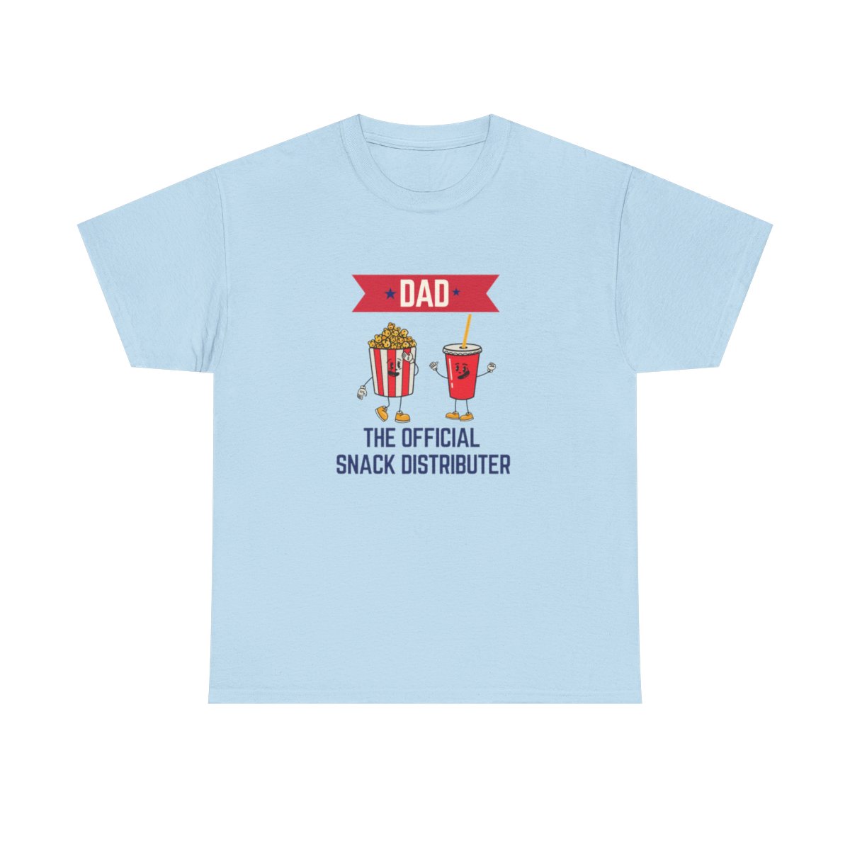 Dad: The Official Snack Distributor: Unisex Heavy Cotton Tee - Image 83