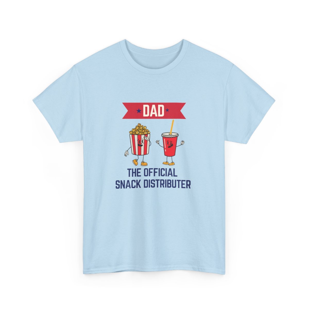 Dad: The Official Snack Distributor: Unisex Heavy Cotton Tee - Image 85