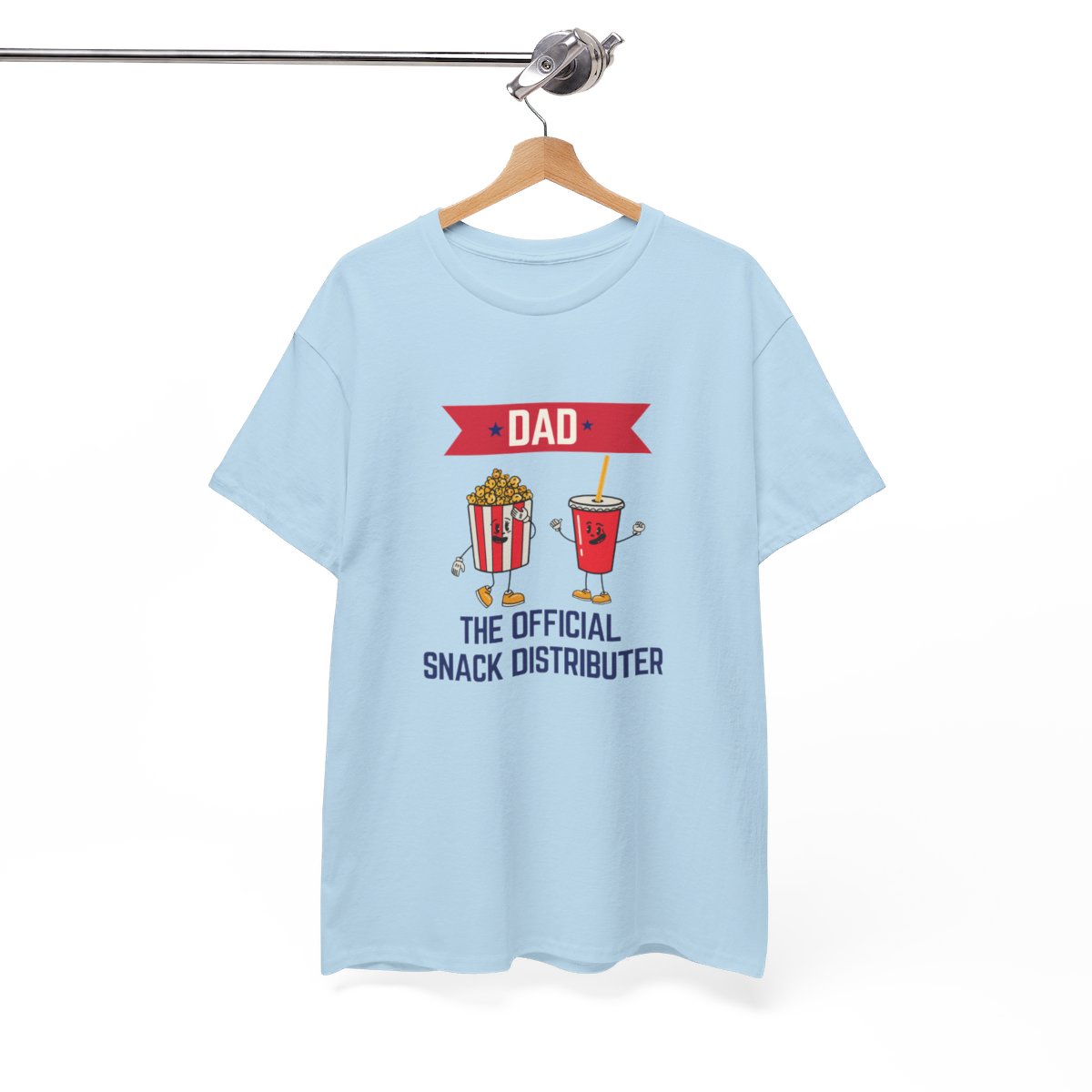 Dad: The Official Snack Distributor: Unisex Heavy Cotton Tee - Image 89