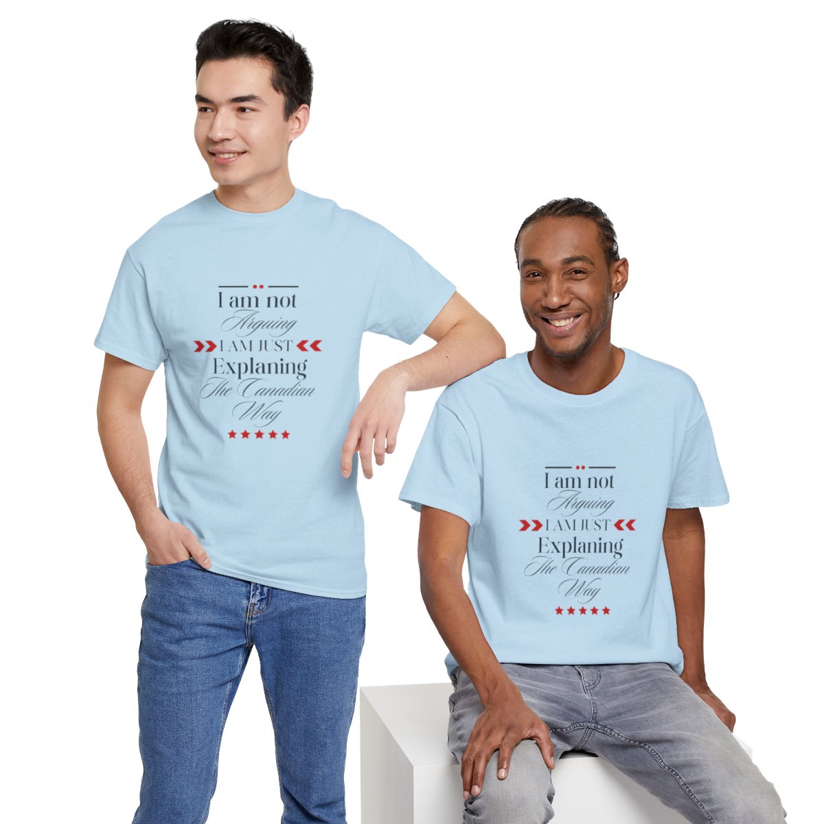 I am Not Arguing I am Just Explaining The Canadian Way: Unisex Heavy Cotton Tee - Image 134