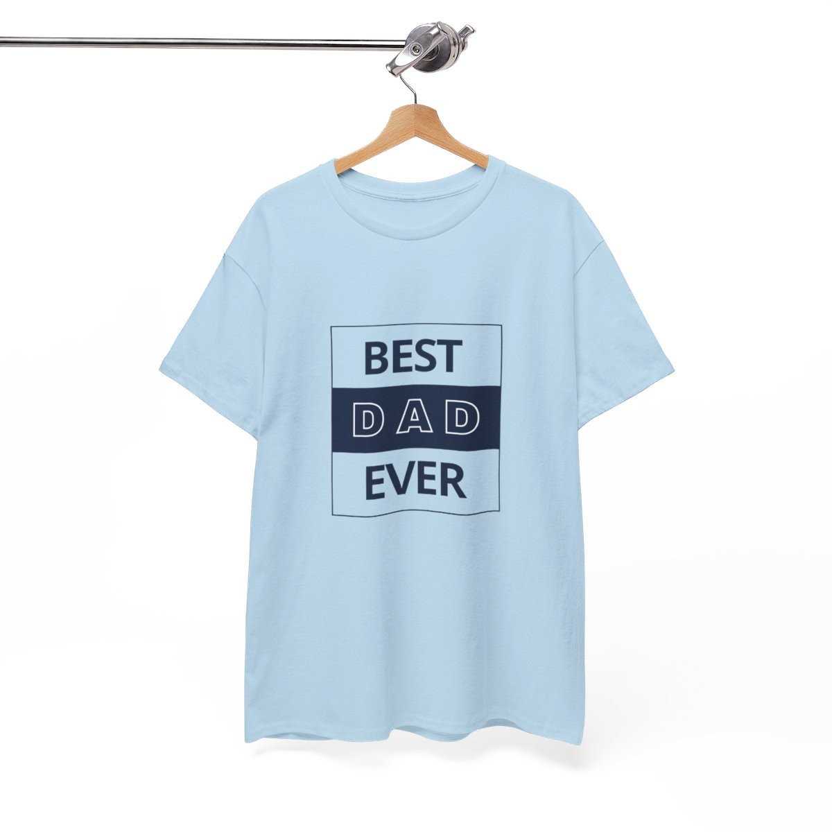 Best Dad Ever: Unisex Heavy Cotton Tee - Image 7