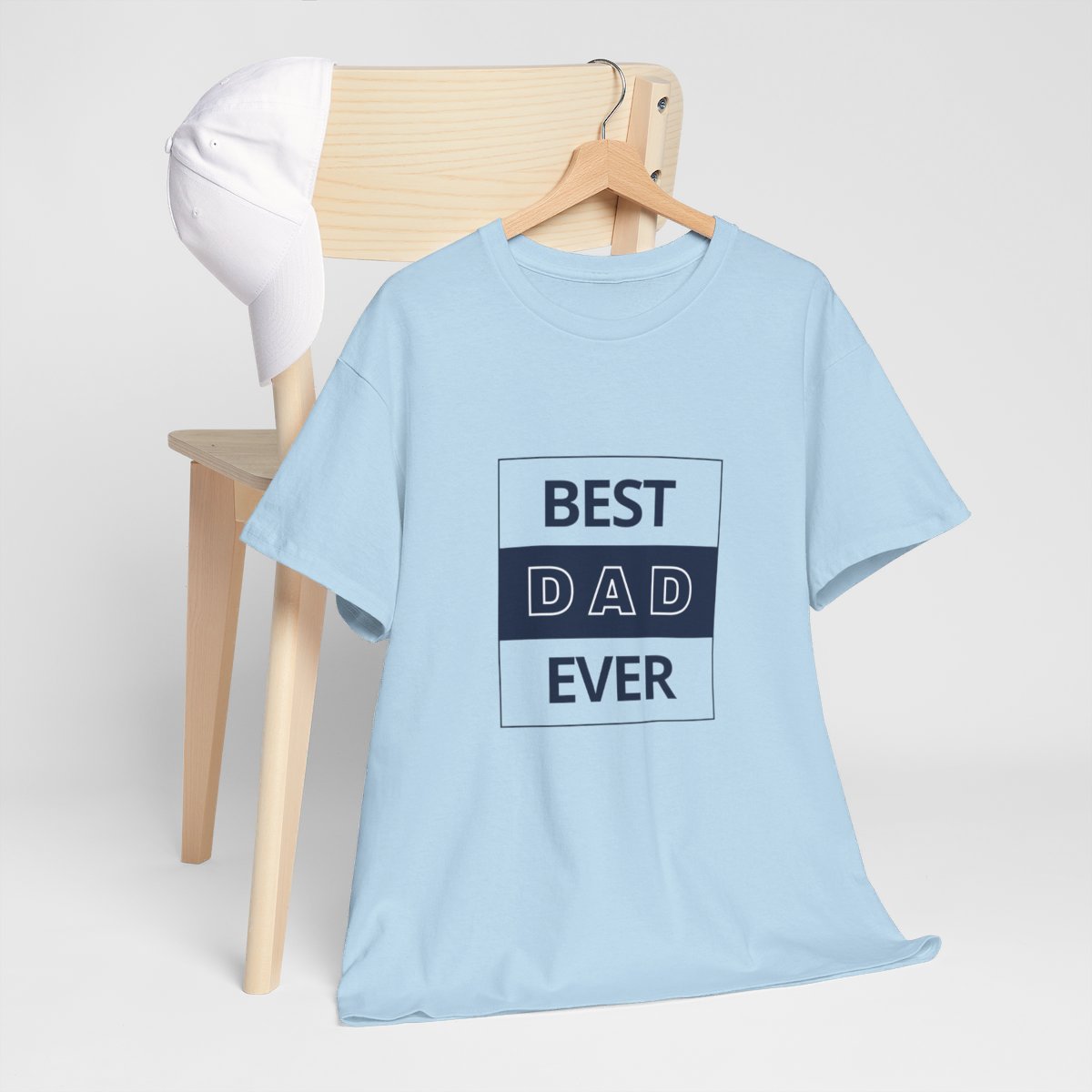 Best Dad Ever: Unisex Heavy Cotton Tee - Image 8