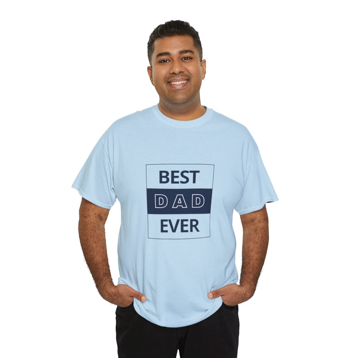 Best Dad Ever: Unisex Heavy Cotton Tee - Image 17