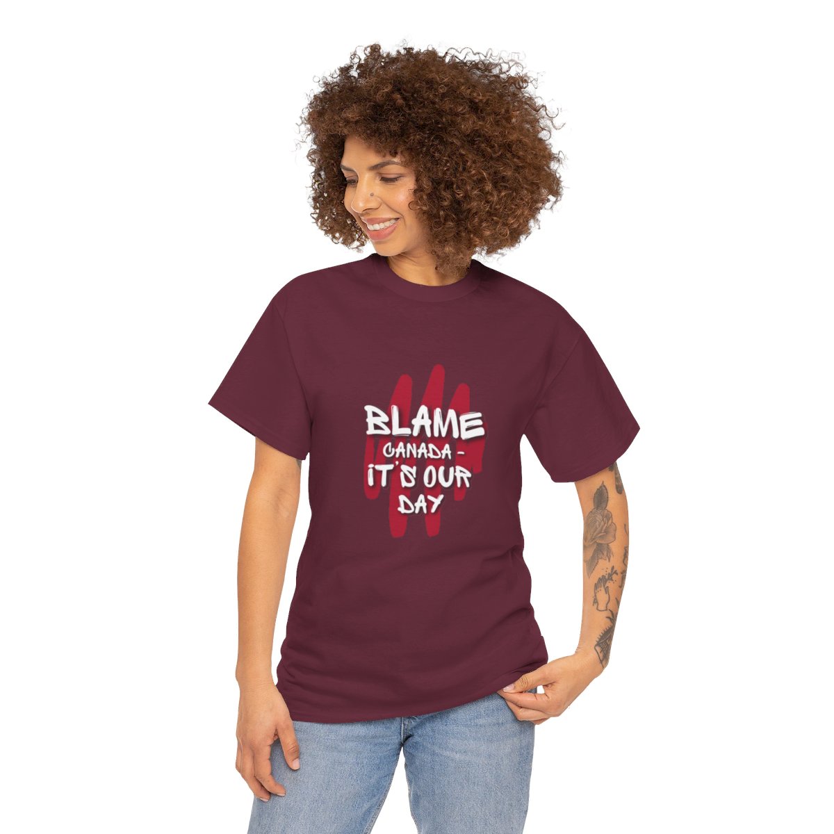 Blame Canada: It's Our Day: Unisex Heavy Cotton Tee 39 Blame Canada: It's Our Day: Unisex Heavy Cotton Tee - Image 39