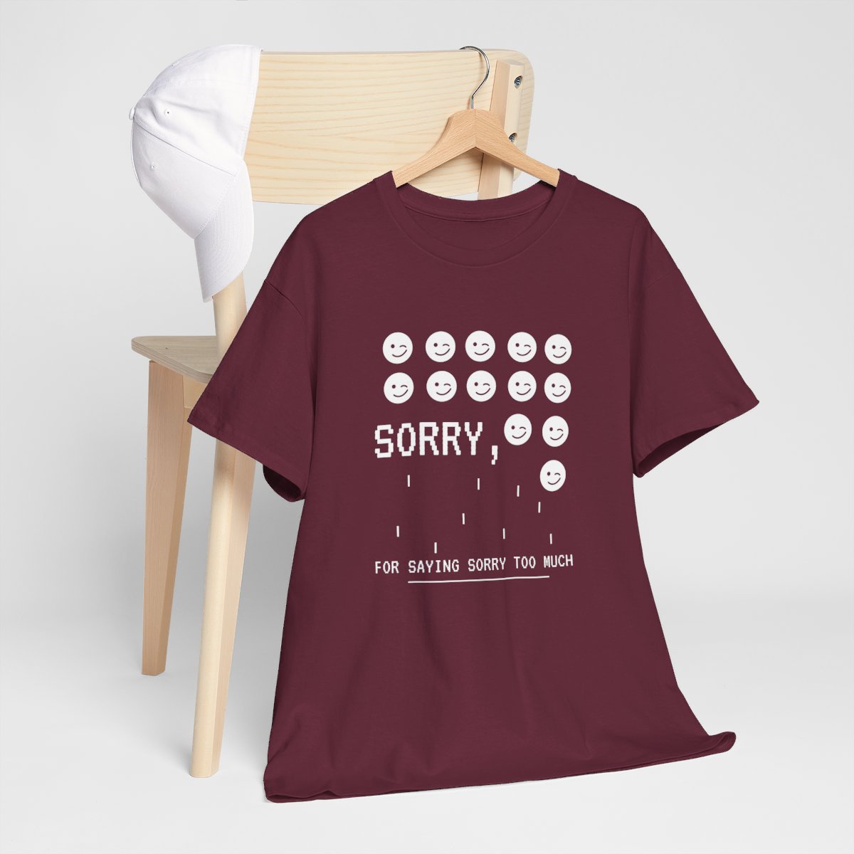 Sorry For Saying Sorry Too Much: Unisex Heavy Cotton Tee 9 Sorry For Saying Sorry Too Much: Unisex Heavy Cotton Tee - Image 9