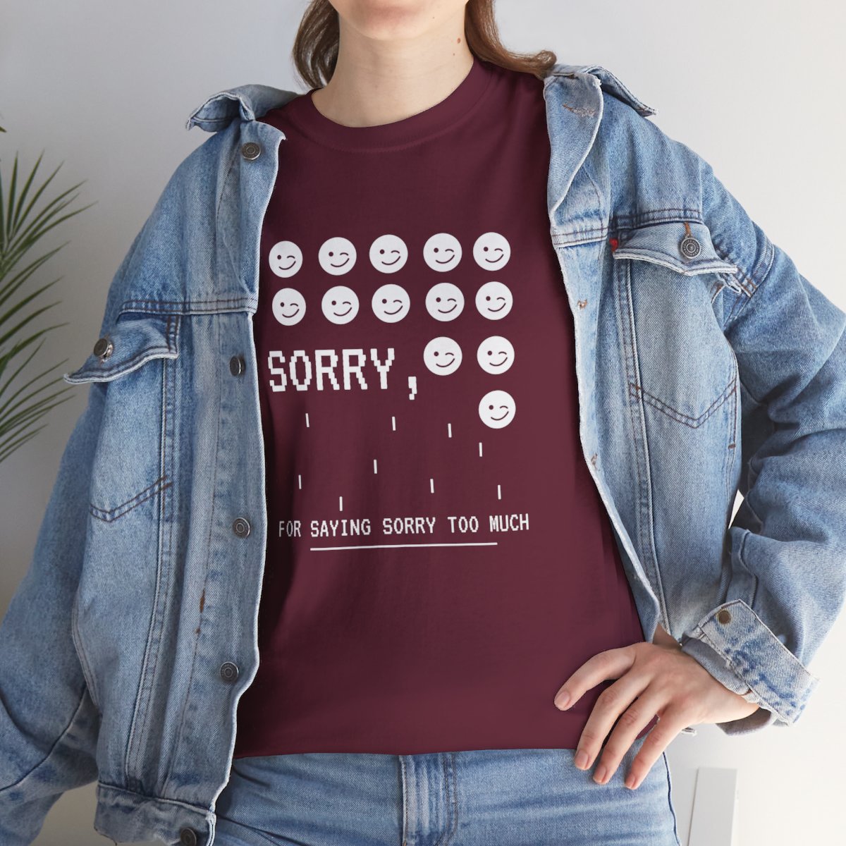 Sorry For Saying Sorry Too Much: Unisex Heavy Cotton Tee 23 Sorry For Saying Sorry Too Much: Unisex Heavy Cotton Tee - Image 23