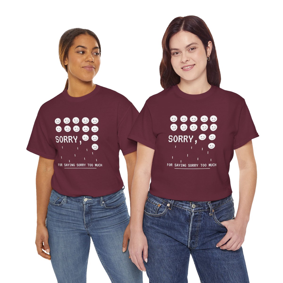 Sorry For Saying Sorry Too Much: Unisex Heavy Cotton Tee 25 Sorry For Saying Sorry Too Much: Unisex Heavy Cotton Tee - Image 25