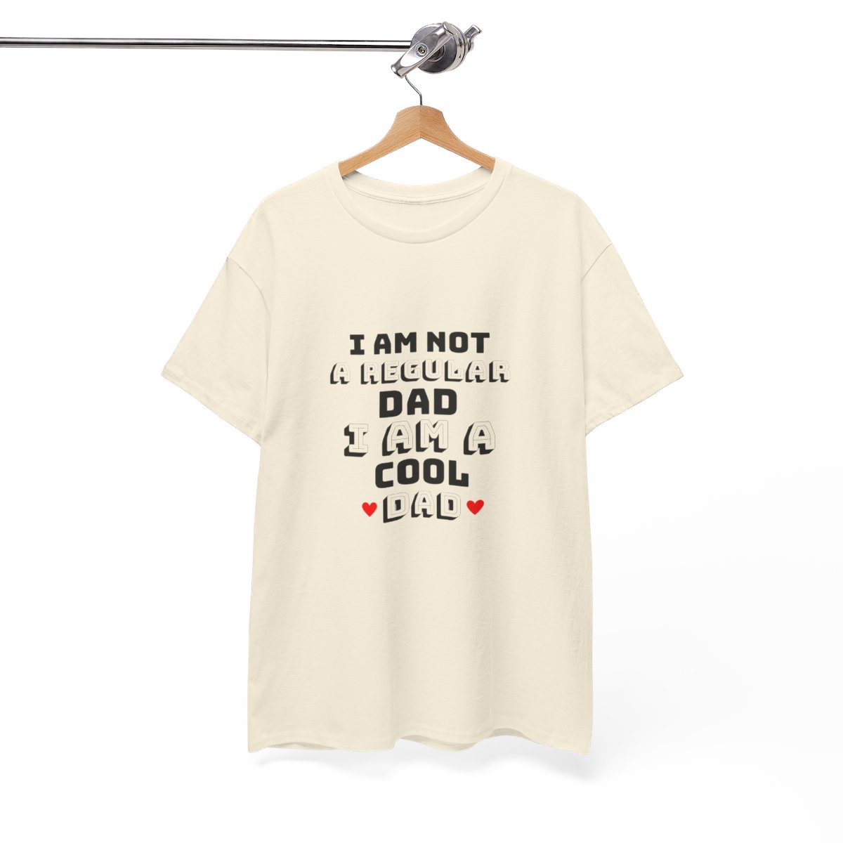 I am not a regular dad I am a cool dad: Unisex Heavy Cotton Tee - Image 7