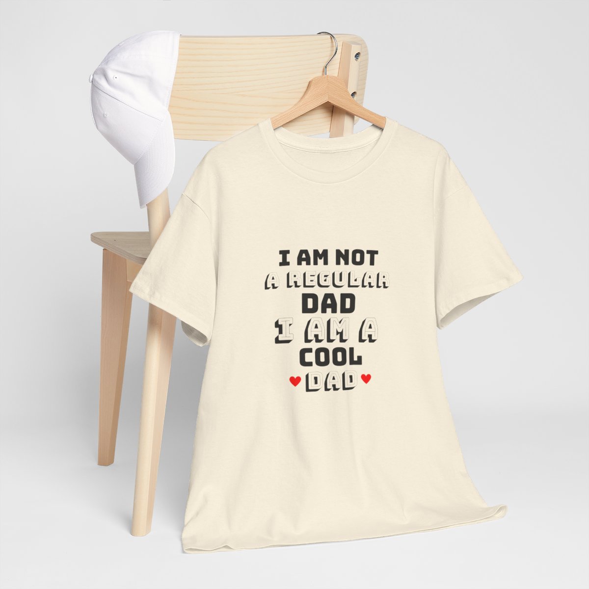 I am not a regular dad I am a cool dad: Unisex Heavy Cotton Tee - Image 8