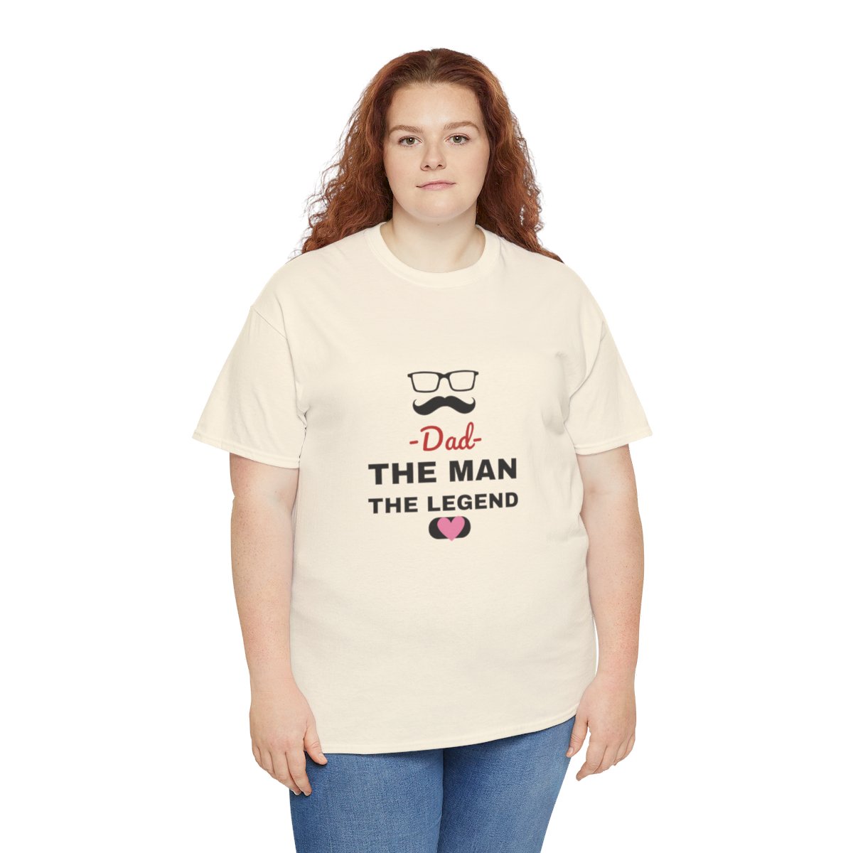 Dad, The Man, The Legend: Unisex Heavy Cotton Tee 69 Dad, The Man, The Legend: Unisex Heavy Cotton Tee - Image 69