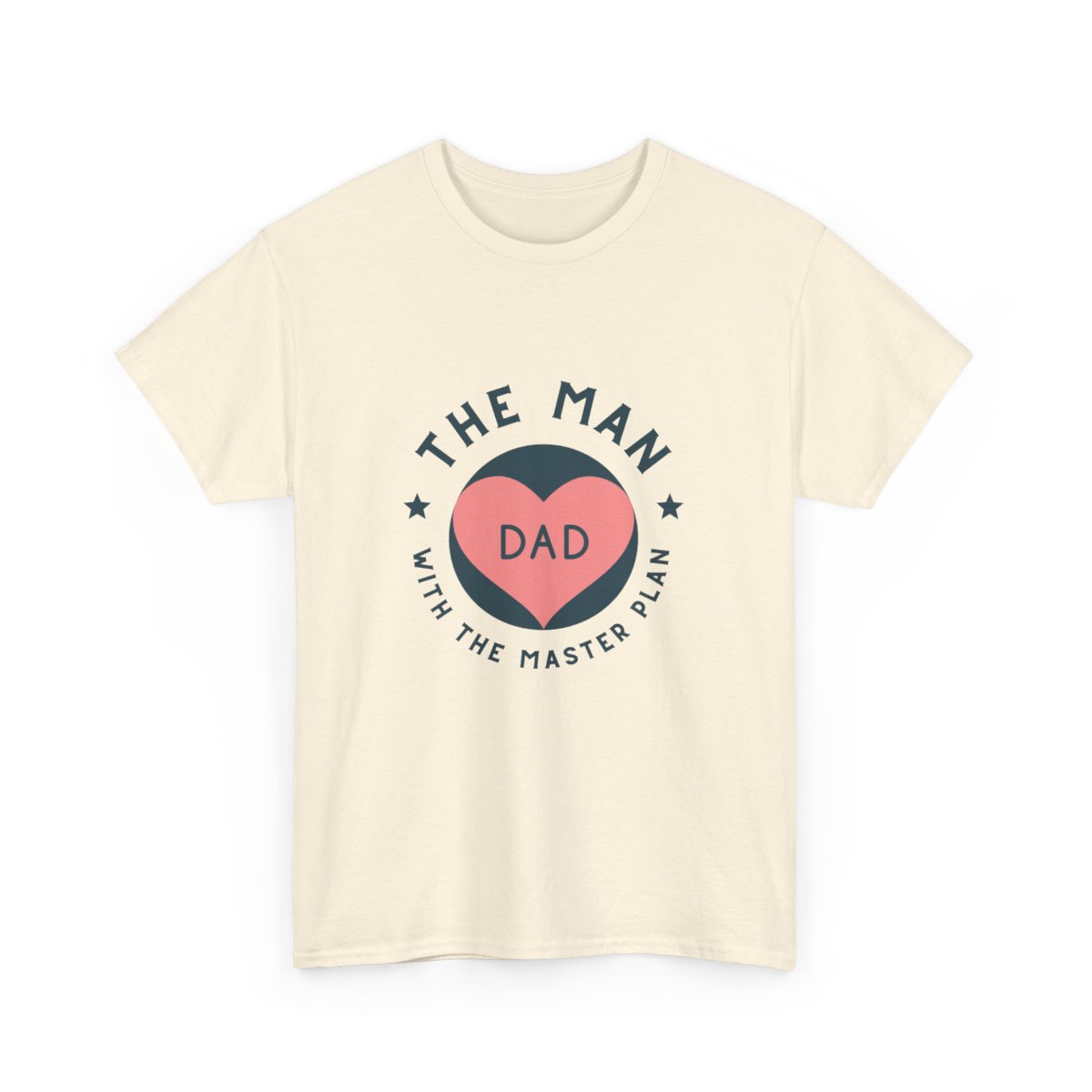 Dad: The Man with The Master Plan: Unisex Heavy Cotton Tee - Image 58