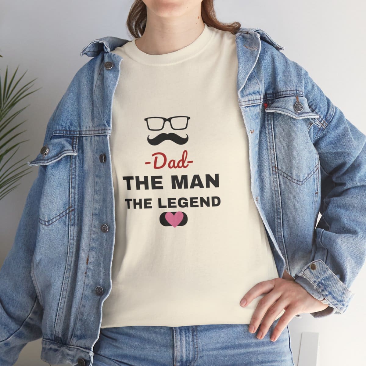 Dad, The Man, The Legend: Unisex Heavy Cotton Tee 77 Dad, The Man, The Legend: Unisex Heavy Cotton Tee - Image 77