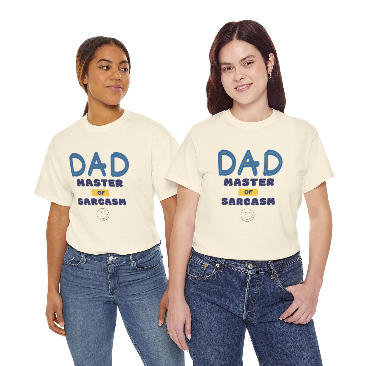Dad: Master of Sarcasm: Unisex Heavy Cotton Tee - Image 25