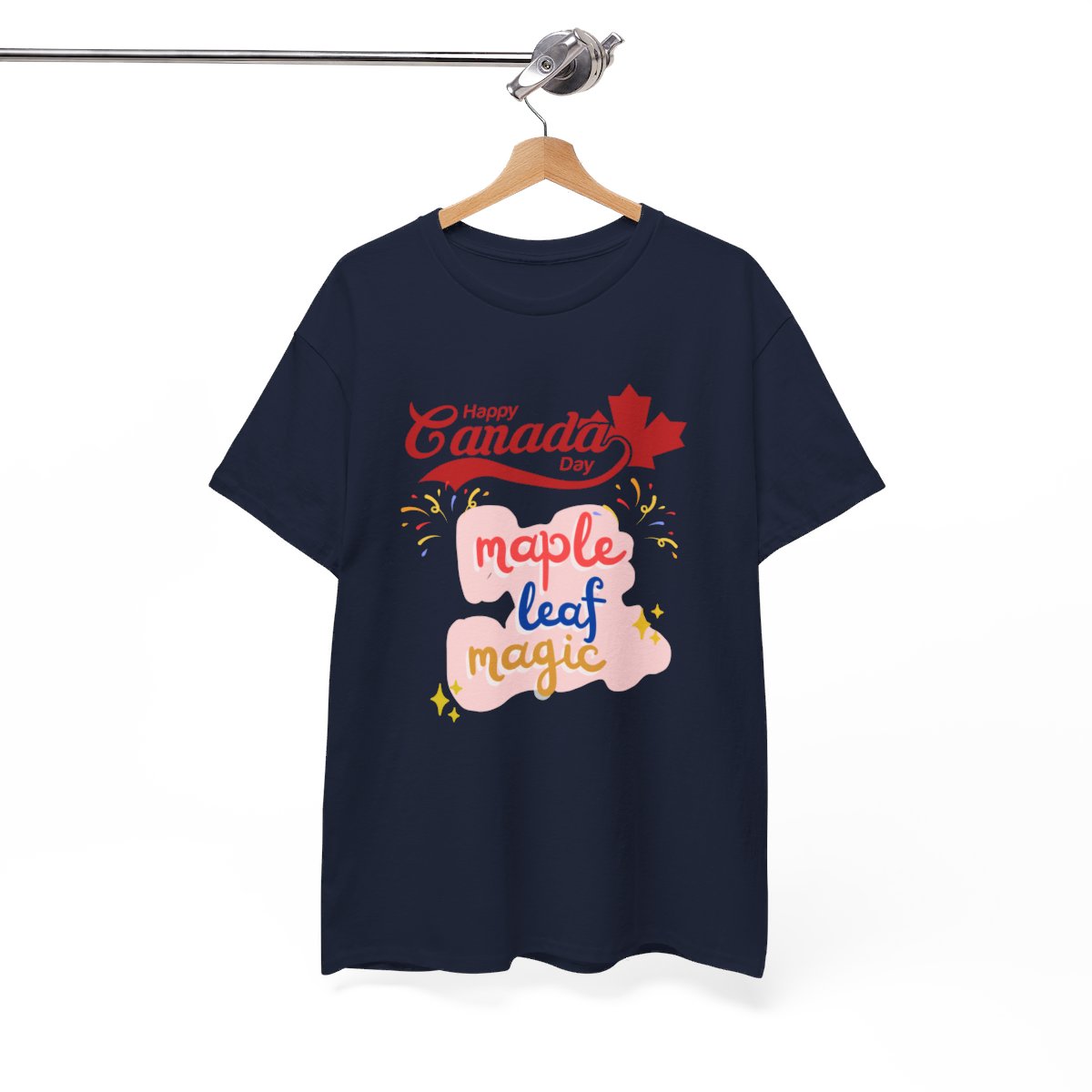 Canada Day: Maple Leaf Magic: Unisex Heavy Cotton Tee 8 Canada Day: Maple Leaf Magic: Unisex Heavy Cotton Tee - Image 8