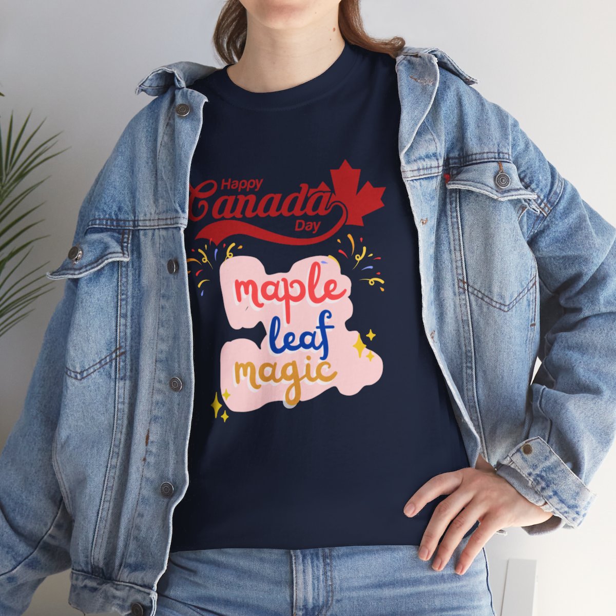 Canada Day: Maple Leaf Magic: Unisex Heavy Cotton Tee 23 Canada Day: Maple Leaf Magic: Unisex Heavy Cotton Tee - Image 23
