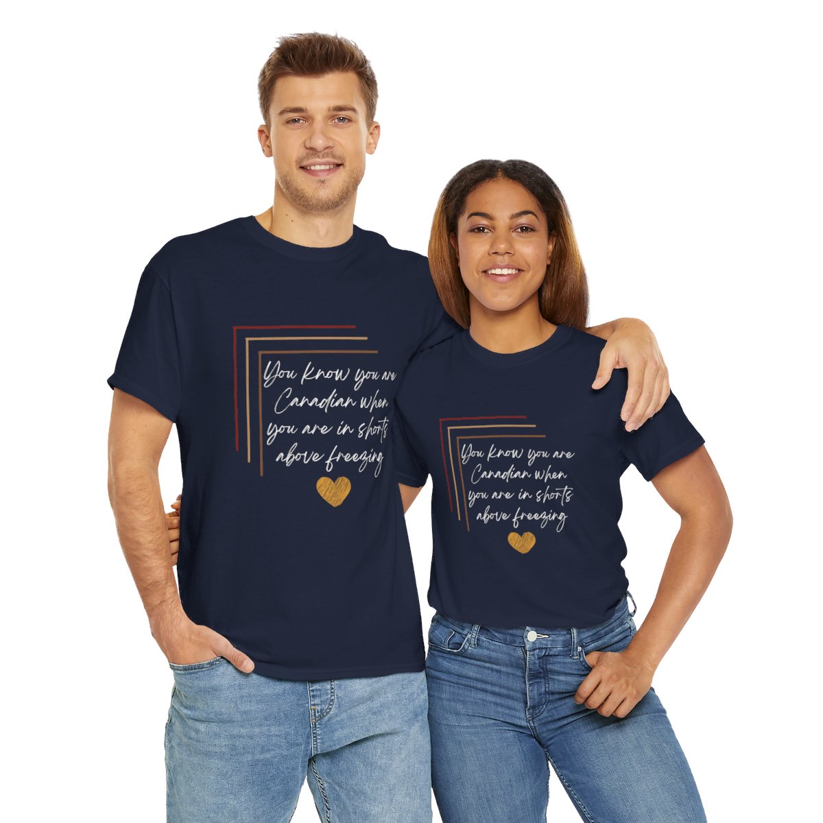 You Know Your Are Canadian: Unisex Heavy Cotton Tee 186 You Know Your Are Canadian: Unisex Heavy Cotton Tee - Image 186