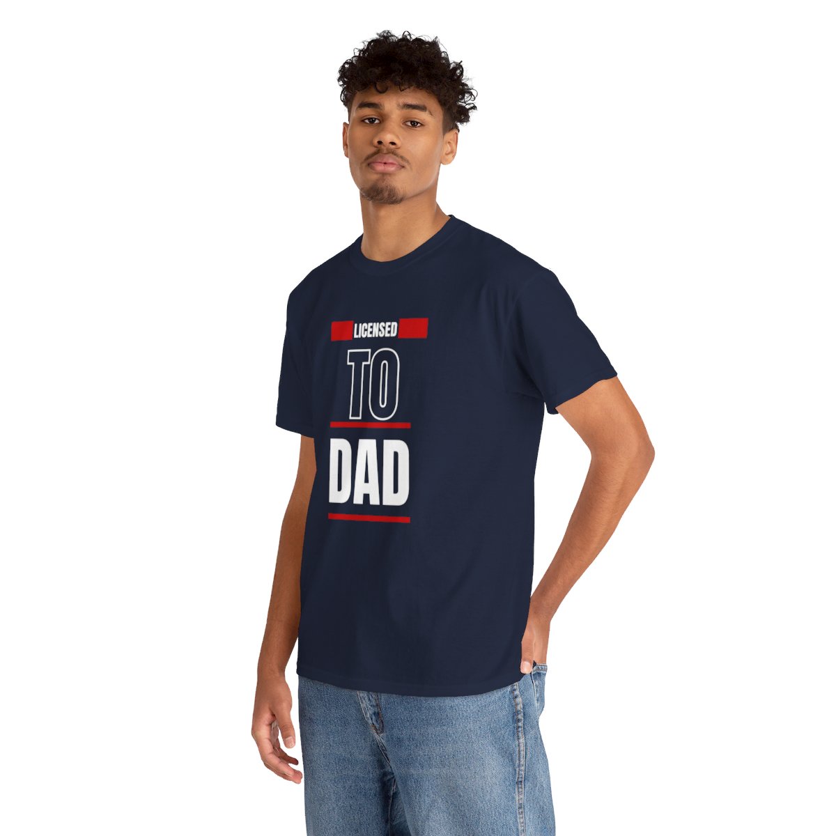 Licensed to Dad: Unisex Heavy Cotton Tee - Image 149