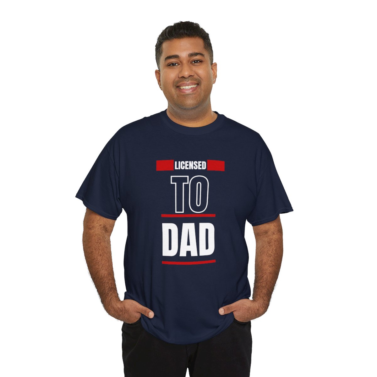 Licensed to Dad: Unisex Heavy Cotton Tee - Image 152