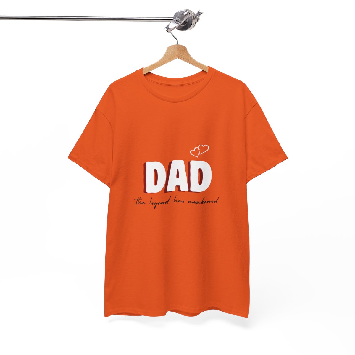 Dad: The Legend Has Awakened: Unisex Heavy Cotton Tee - Image 8