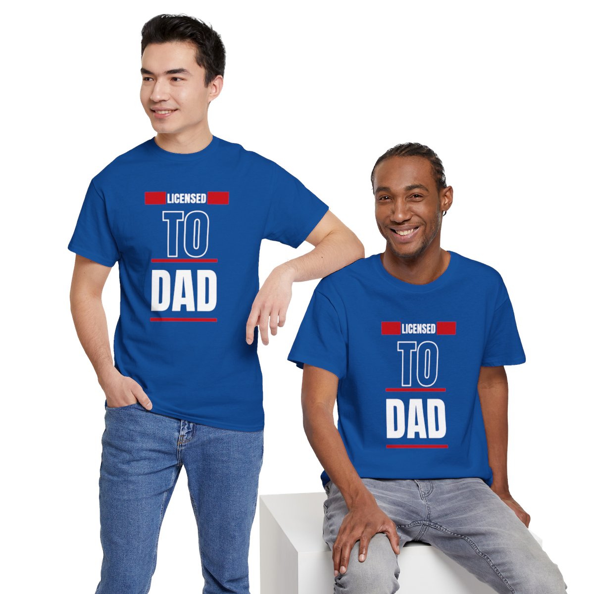 Licensed to Dad: Unisex Heavy Cotton Tee - Image 26