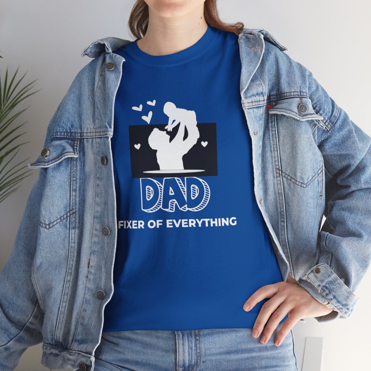 Dad, Fixer of Everything: Unisex Heavy Cotton Tee - Image 131