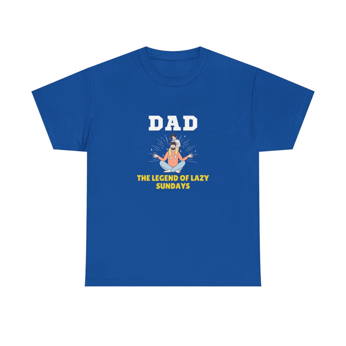 Dad: The Legend of Lazy Sundays: Unisex Heavy Cotton Tee - Image 137