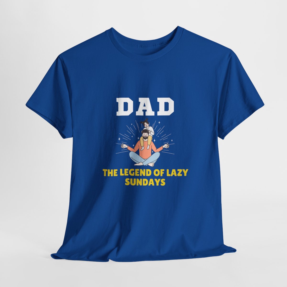 Dad: The Legend of Lazy Sundays: Unisex Heavy Cotton Tee - Image 142
