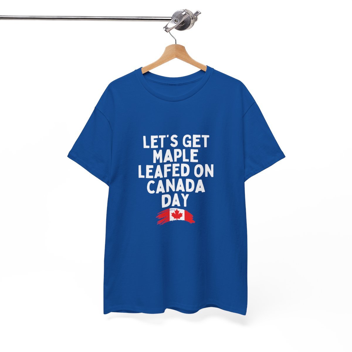 Let's Get Maple Leaf On Canada Day: Unisex Heavy Cotton Tee