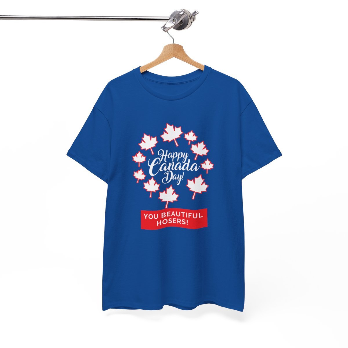 Happy Canada Day: You Beautiful Hosers: Unisex Heavy Cotton Tee - Image 7