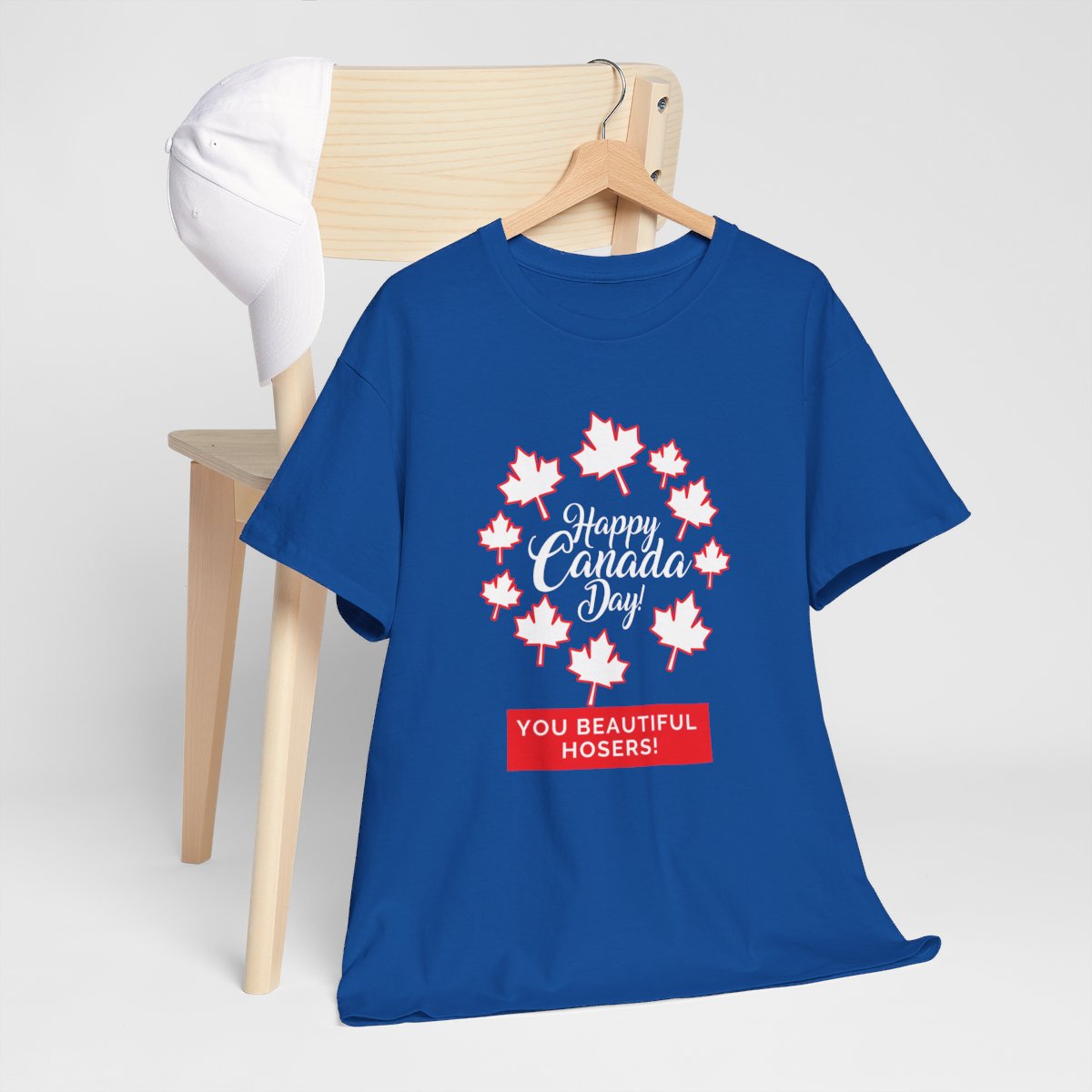 Happy Canada Day: You Beautiful Hosers: Unisex Heavy Cotton Tee - Image 8