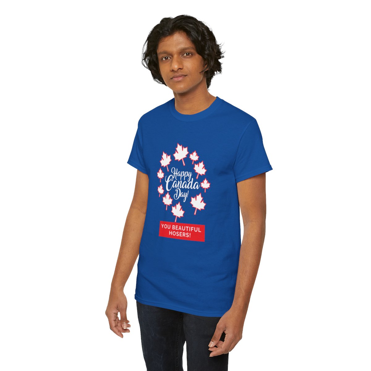 Happy Canada Day: You Beautiful Hosers: Unisex Heavy Cotton Tee - Image 19