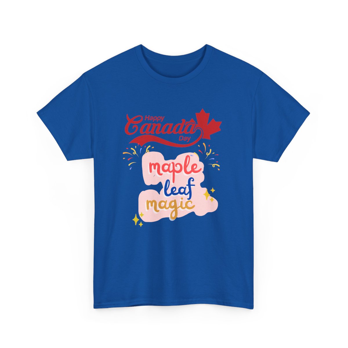 Canada Day: Maple Leaf Magic: Unisex Heavy Cotton Tee 112 Canada Day: Maple Leaf Magic: Unisex Heavy Cotton Tee - Image 112