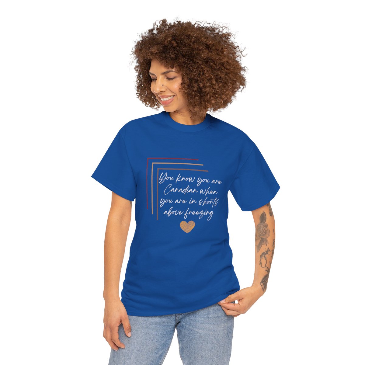 You Know Your Are Canadian: Unisex Heavy Cotton Tee 147 You Know Your Are Canadian: Unisex Heavy Cotton Tee - Image 147