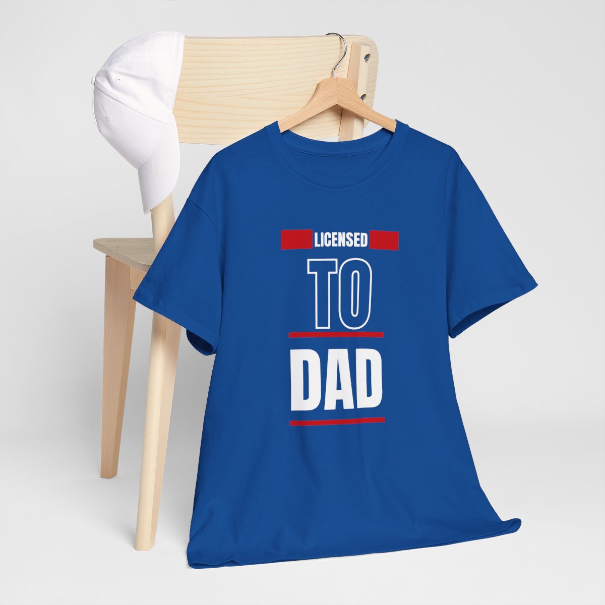 Licensed to Dad: Unisex Heavy Cotton Tee - Image 9