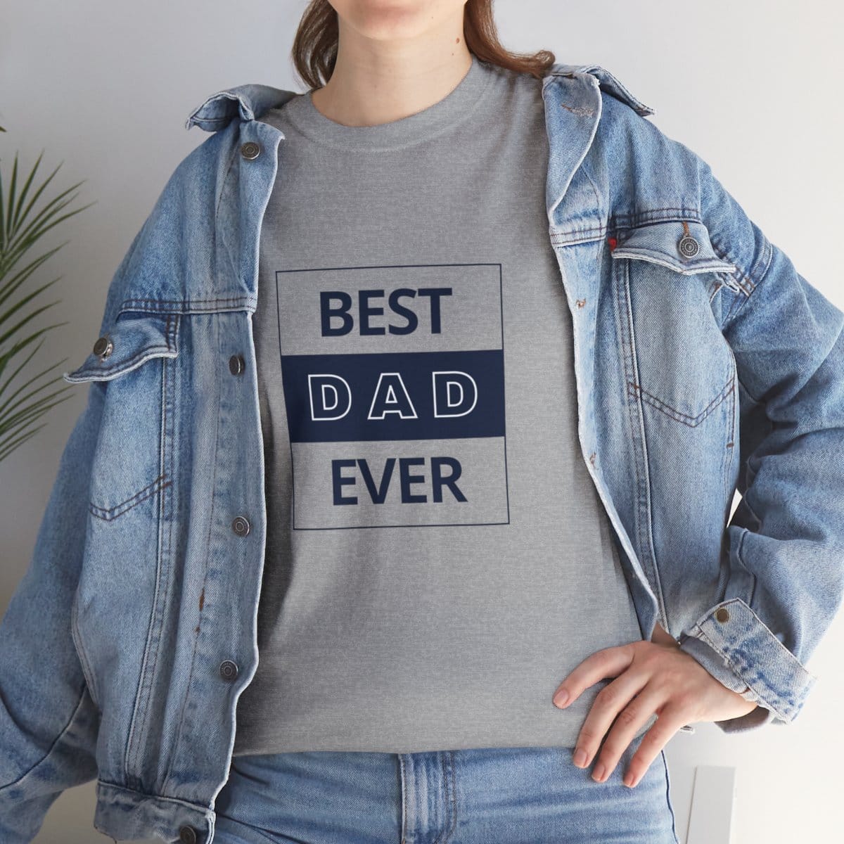 Best Dad Ever: Unisex Heavy Cotton Tee - Image 104