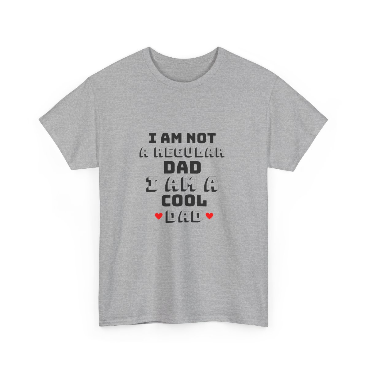 I am not a regular dad I am a cool dad: Unisex Heavy Cotton Tee - Image 58
