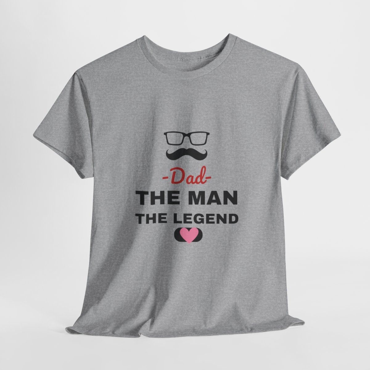 Dad, The Man, The Legend: Unisex Heavy Cotton Tee 7 Dad, The Man, The Legend: Unisex Heavy Cotton Tee - Image 7